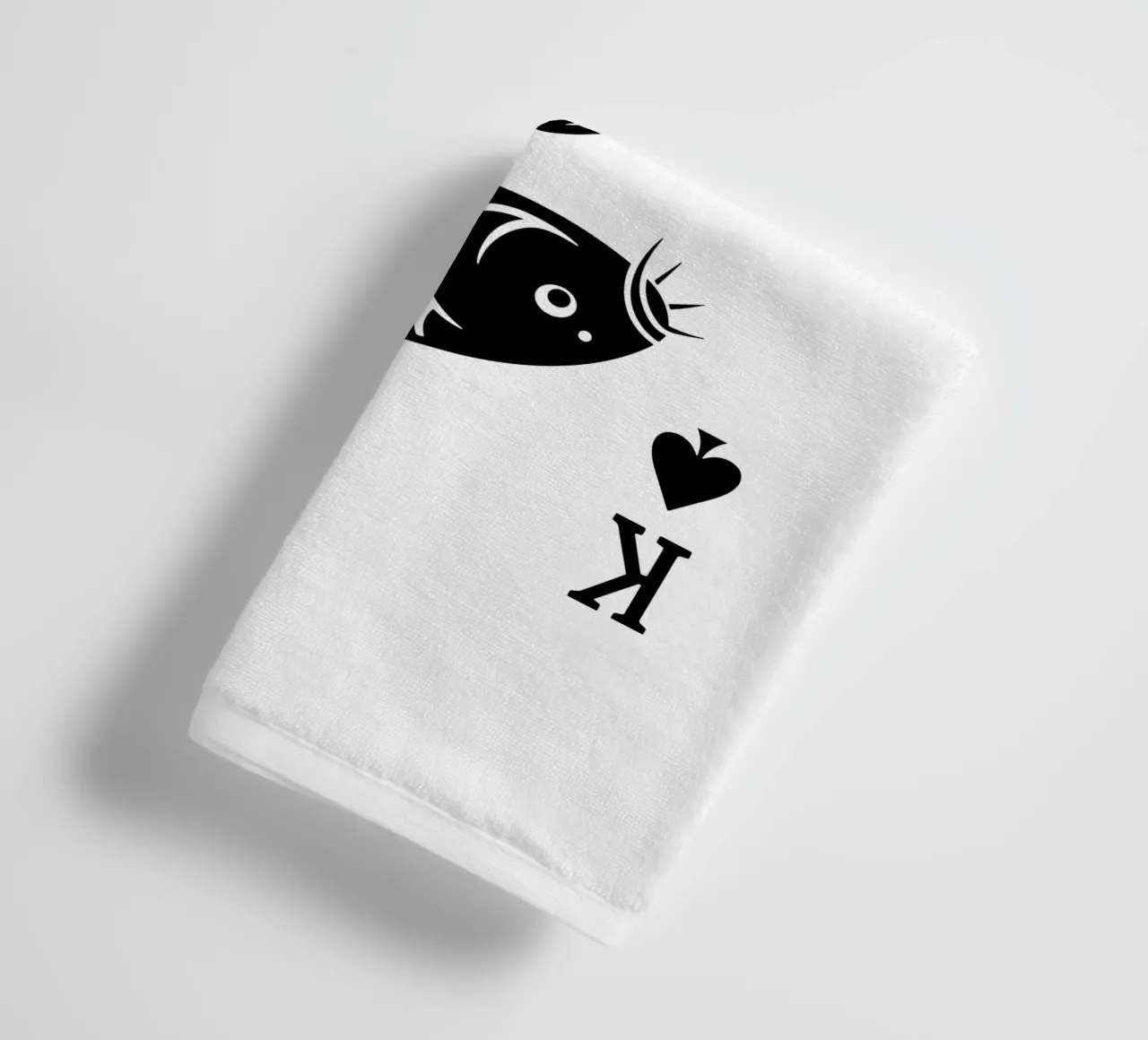 King of Carps - Carpe Royale et Style Minimaliste towel by Plain Thoughts