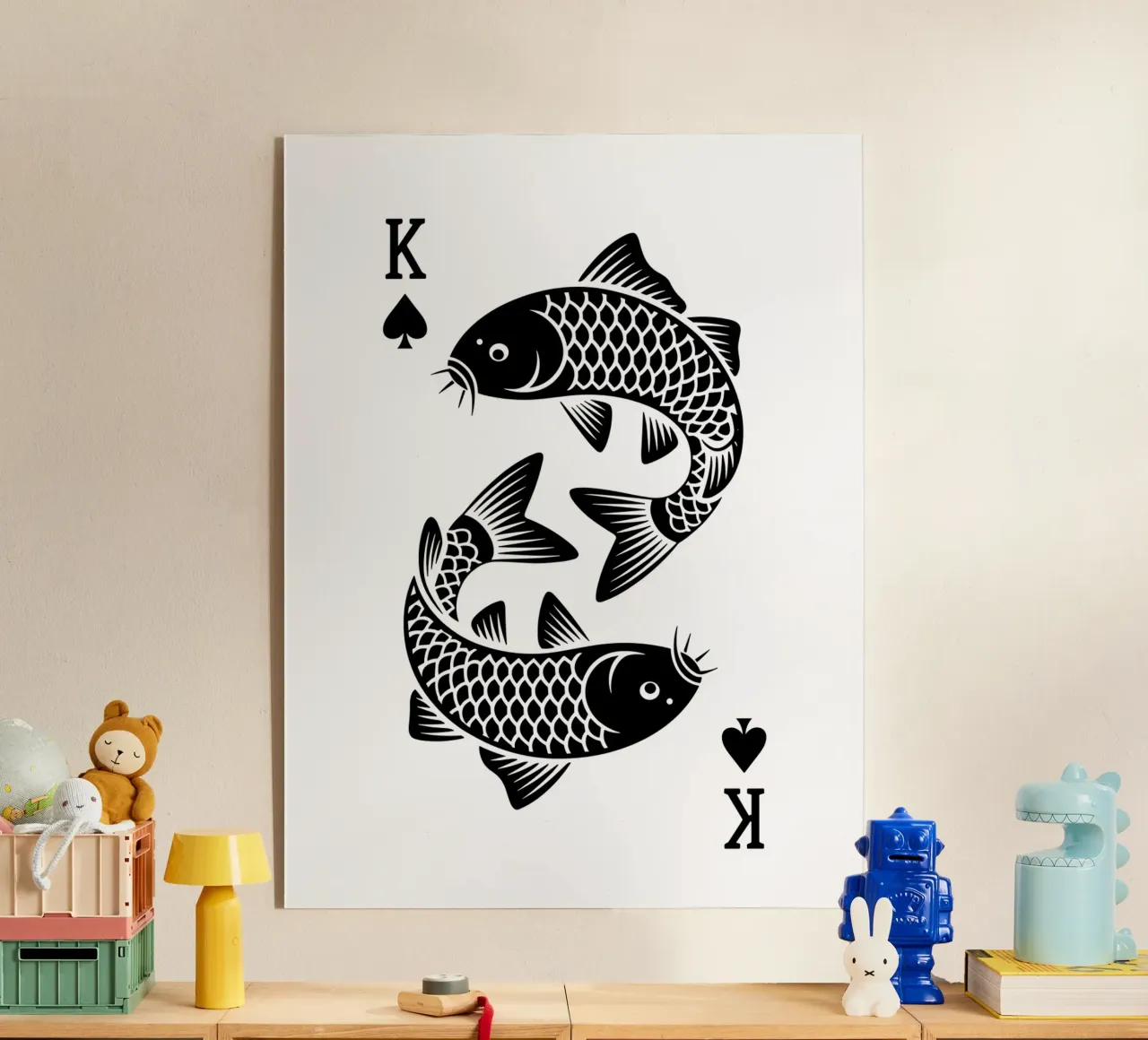 King of Carps - Carpe Royale et Style Minimaliste metacrilato de Plain Thoughts