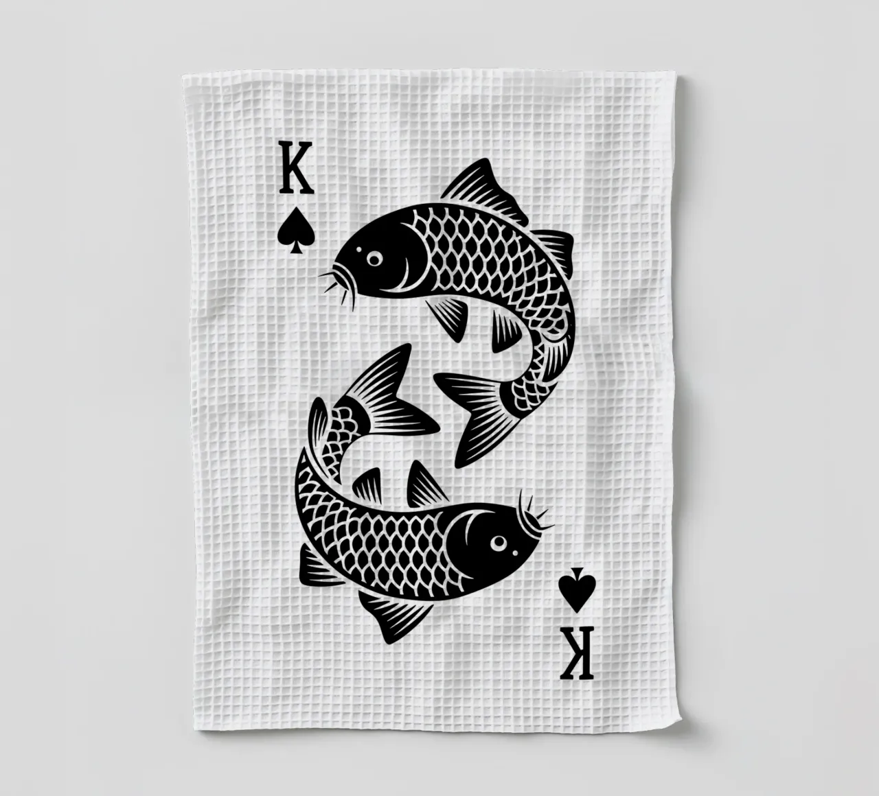 King of Carps - Carpe Royale et Style Minimaliste torchon de Plain Thoughts