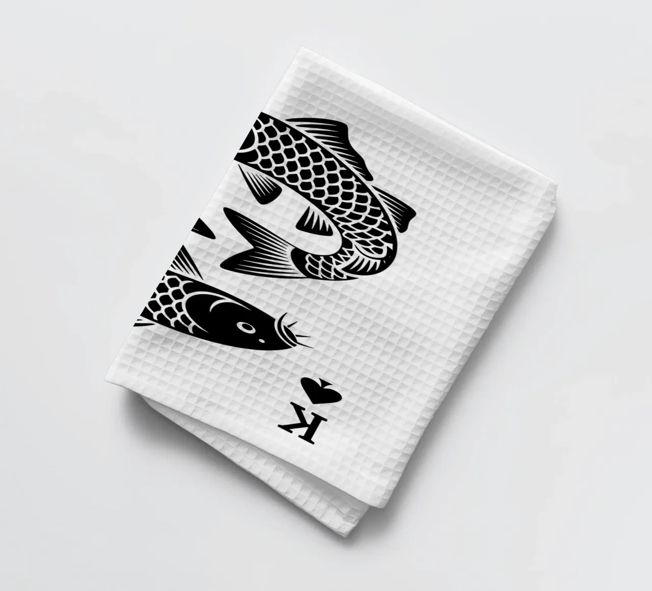 King of Carps - Carpe Royale et Style Minimaliste torchon de Plain Thoughts