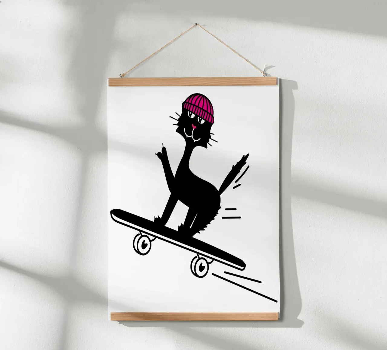 SKATE poster con telaio in alluminio da MYANA
