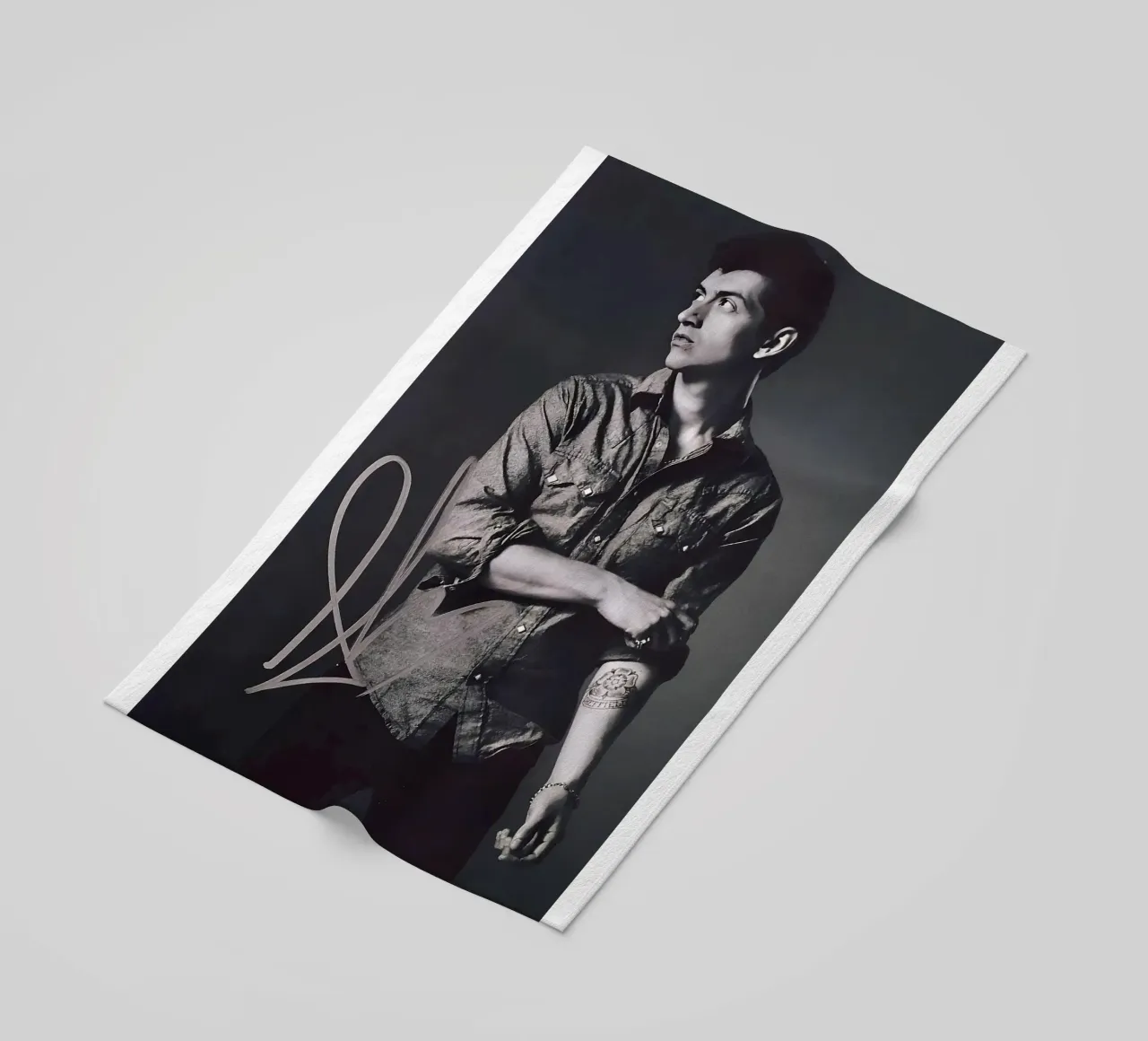 Alex Turner Style Black And White Arctic Monkeys Vocalist telo mare da GleYYY
