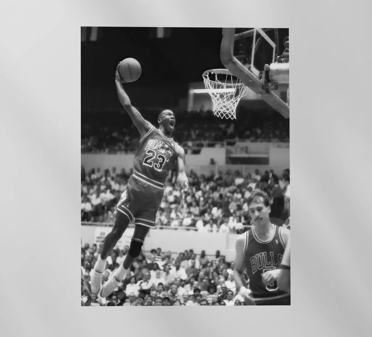 Michael Jordan che fa il dungeon pellicola backlit da blacsteel
