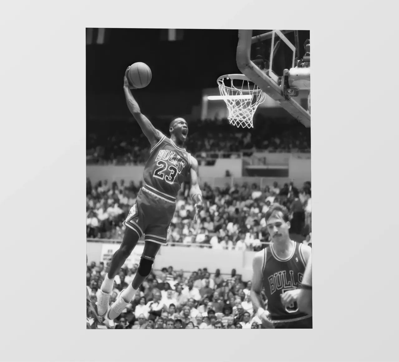 Michael Jordan che fa il dungeon pellicola backlit da blacsteel