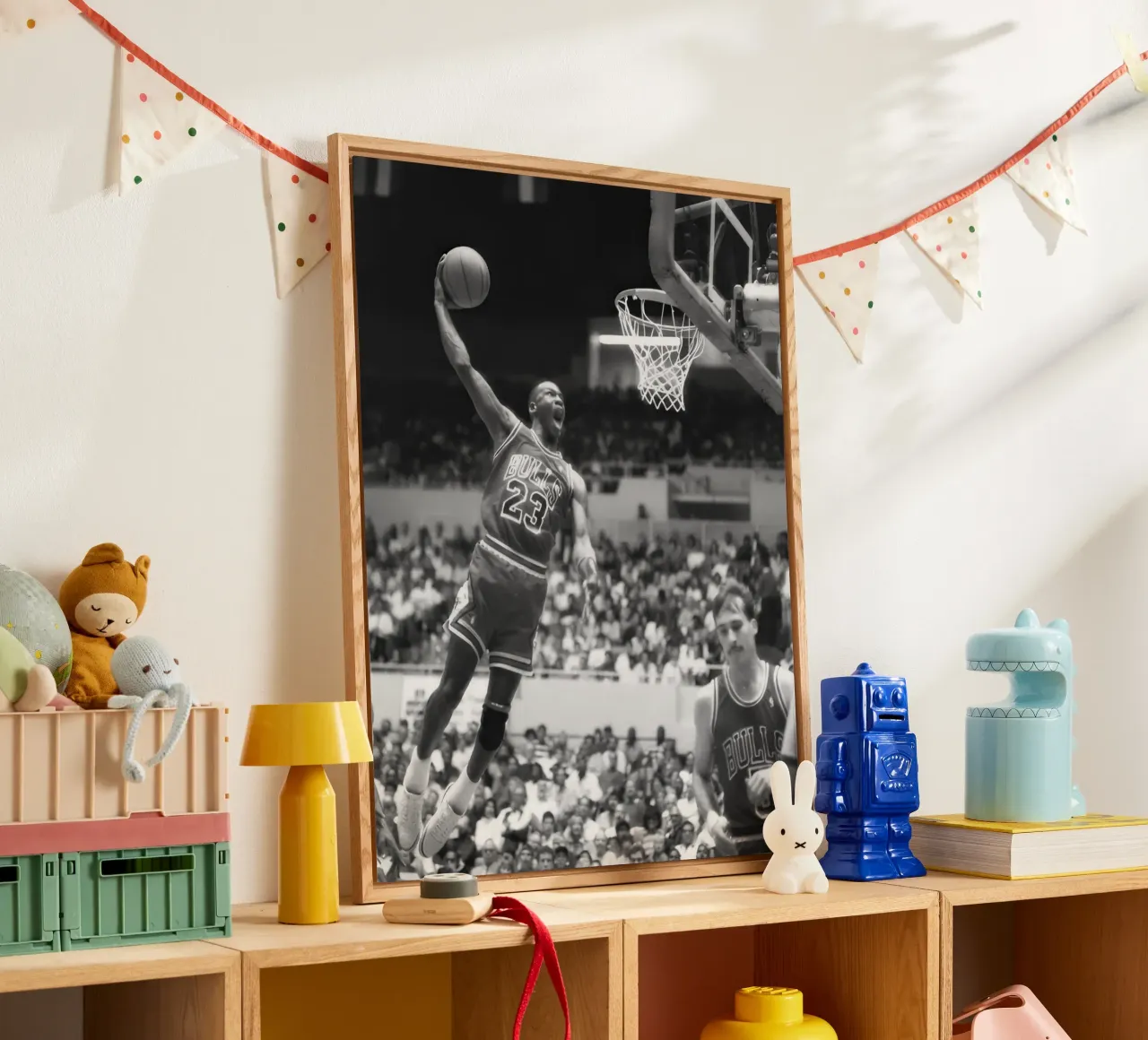 Michael Jordan che fa il dungeon plexiglass da blacsteel