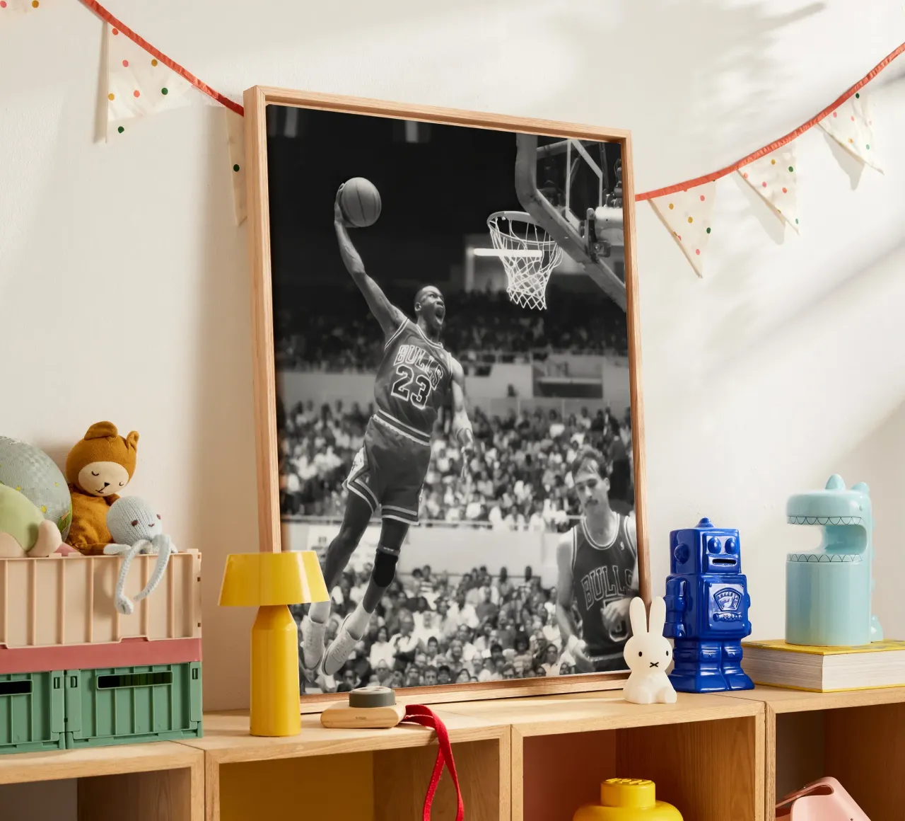 Michael Jordan che fa il dungeon tela da blacsteel