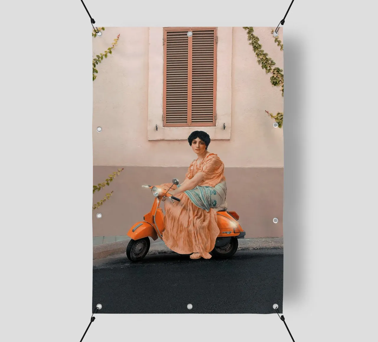Ragazza scooter telo in pvc da Nathan
