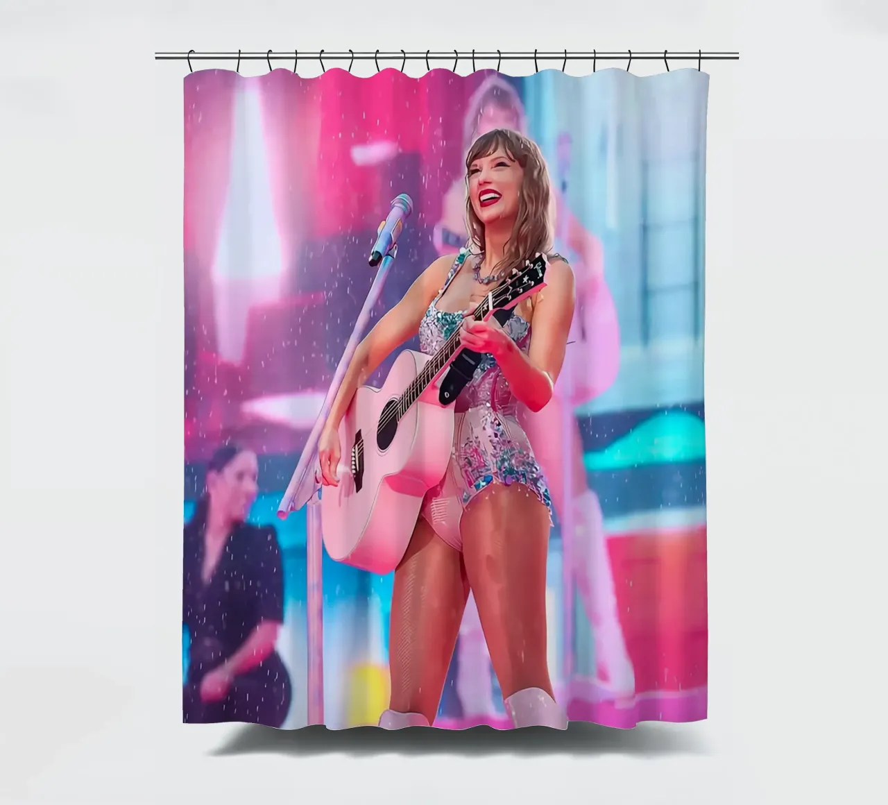 Breaking Records with Taylor Swift shower curtain by dfgtfdt