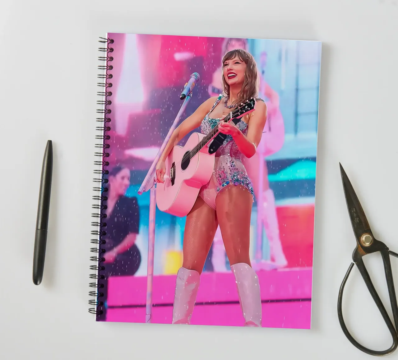 Breaking Records with Taylor Swift spiral notebook by dfgtfdt