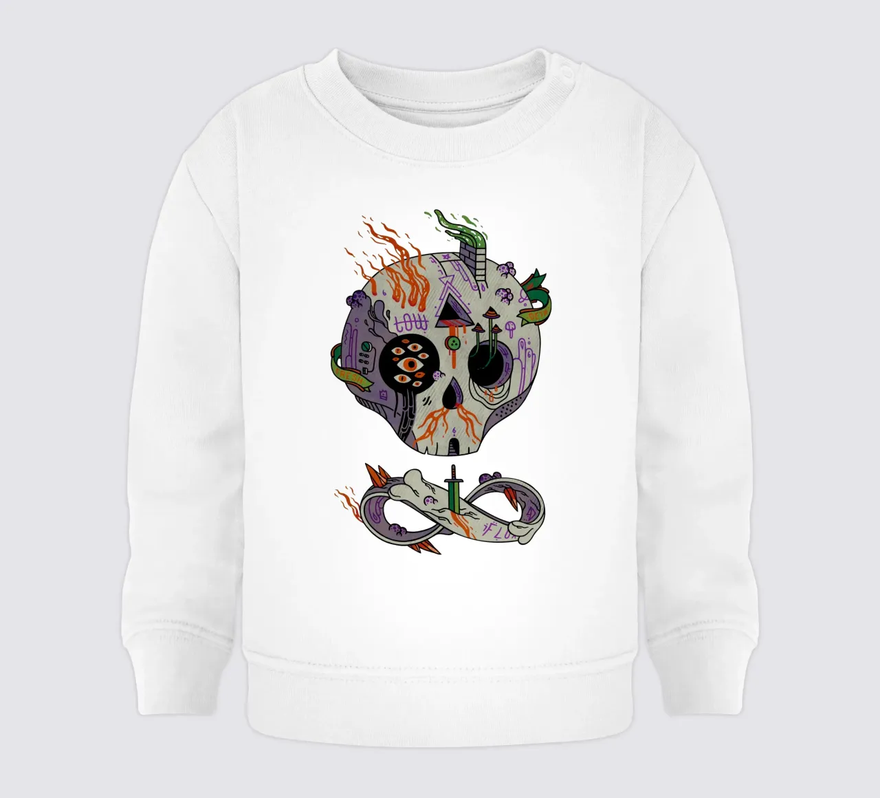 Skulls are Cool felpa neonato da againstbound
