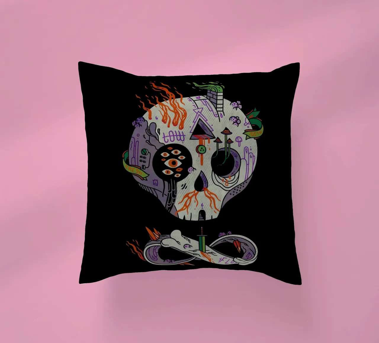 Skulls are Cool cuscino da againstbound