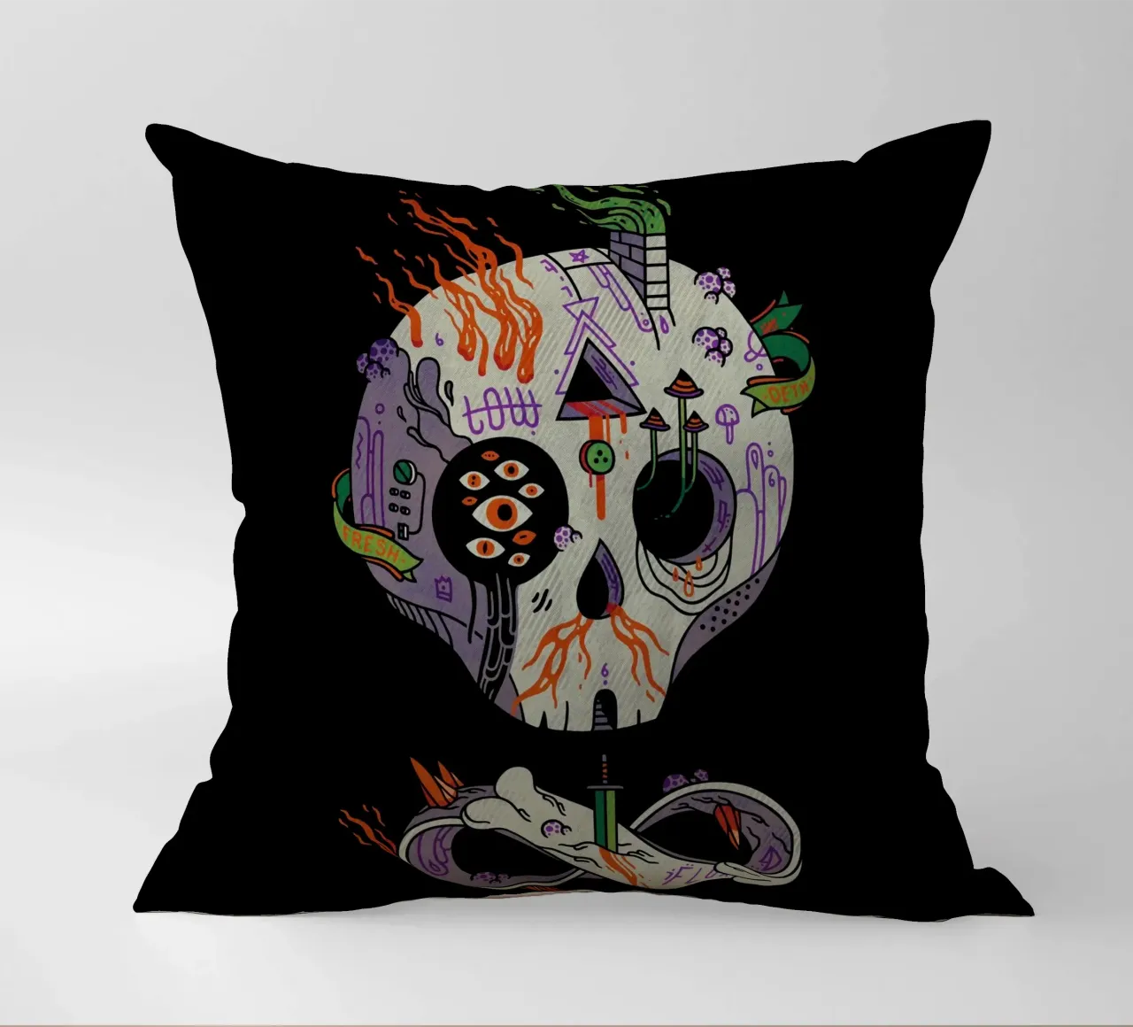 Skulls are Cool cuscino da againstbound