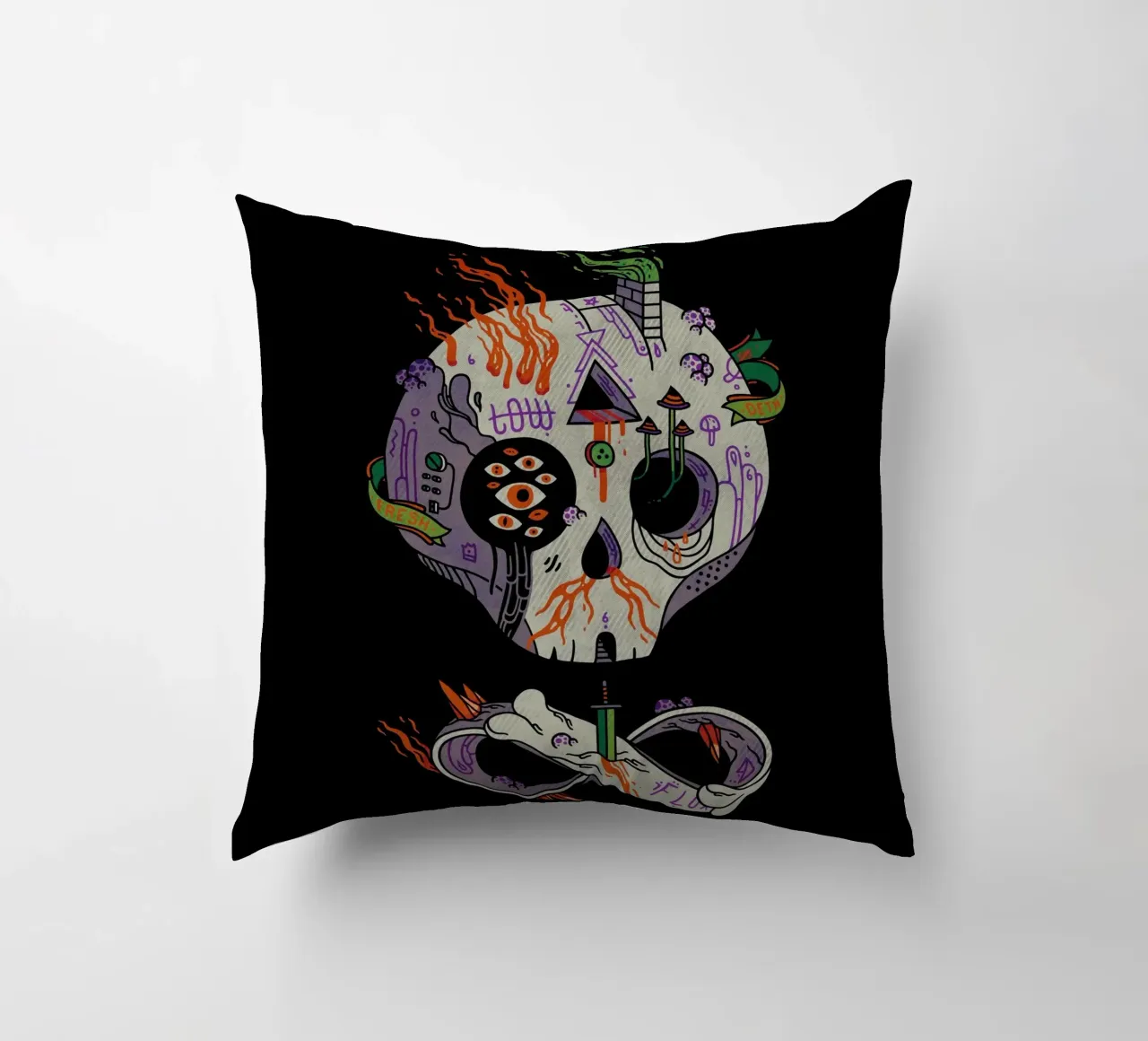 Skulls are Cool cuscino da againstbound