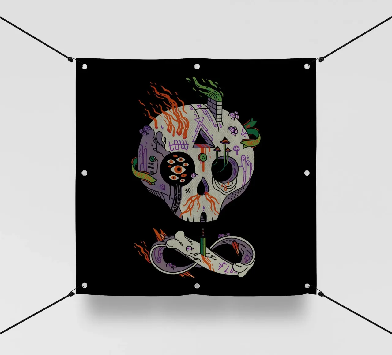 Skulls are Cool telo in pvc da againstbound