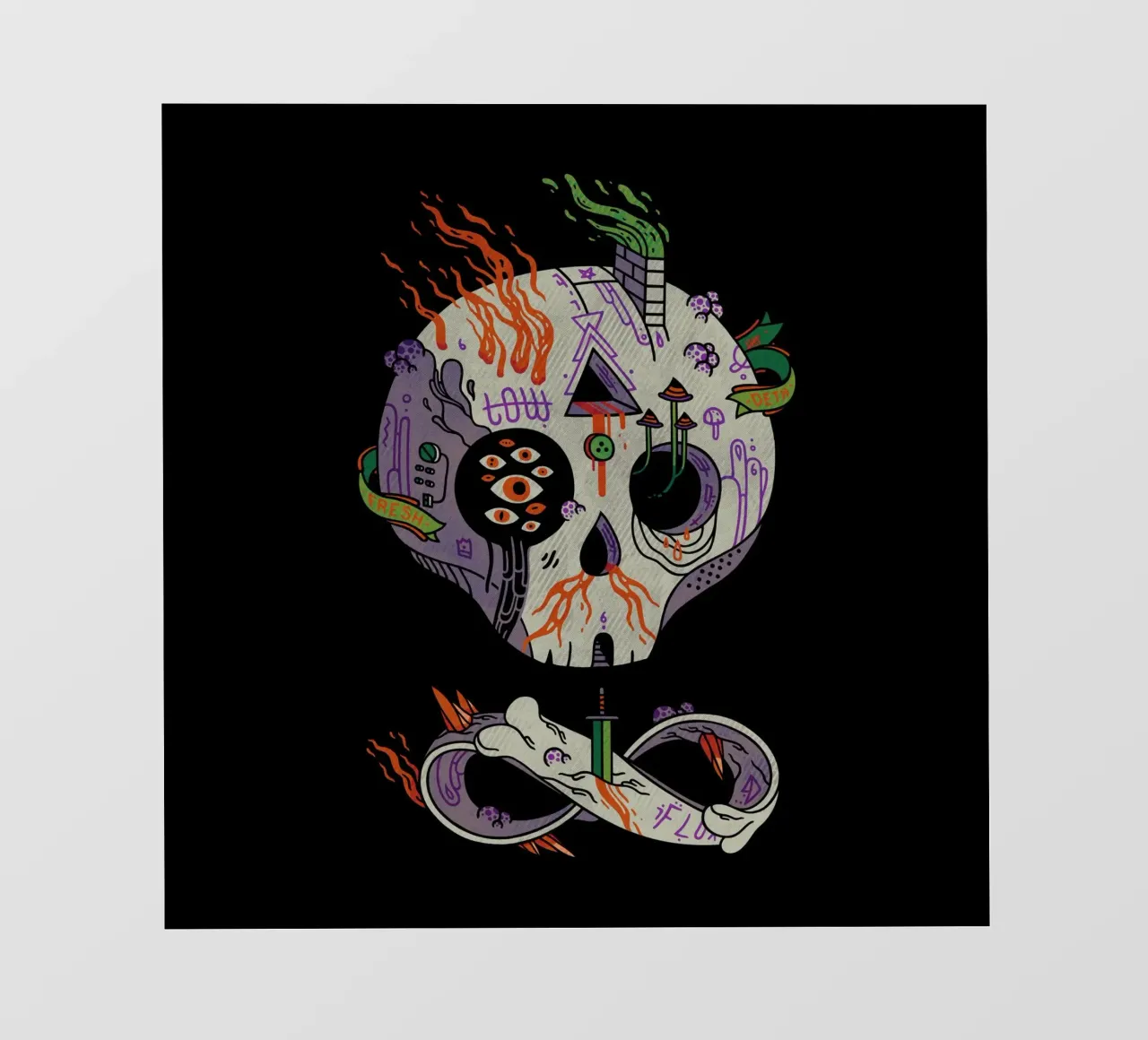 Skulls are Cool telo in pvc da againstbound
