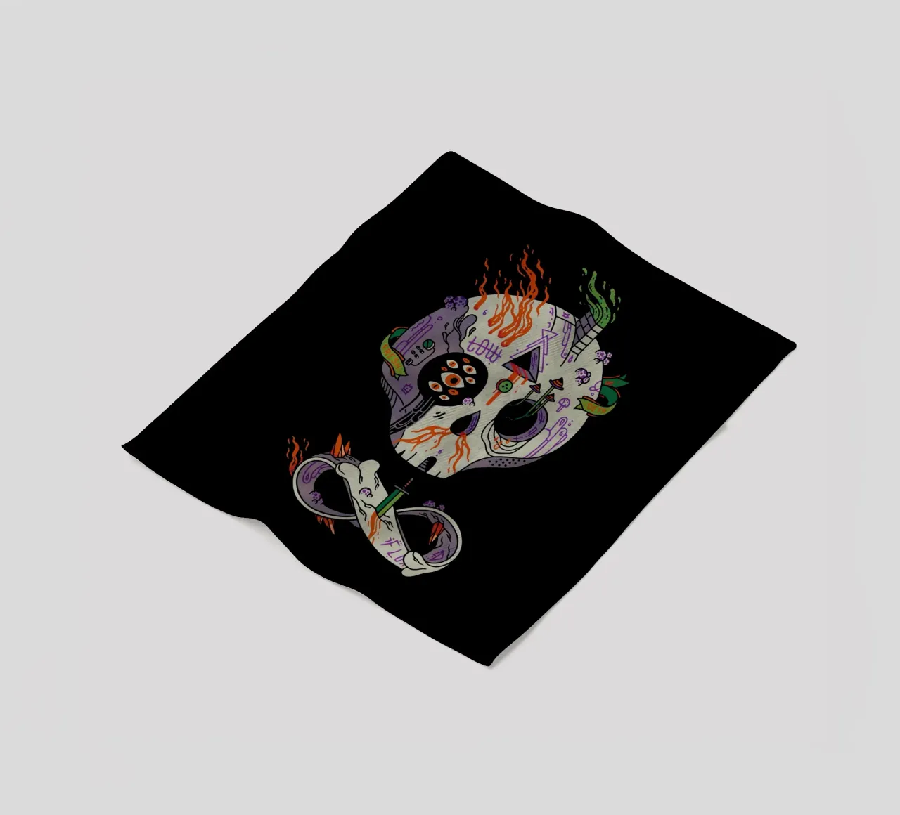 Skulls are Cool coperta in pile da againstbound