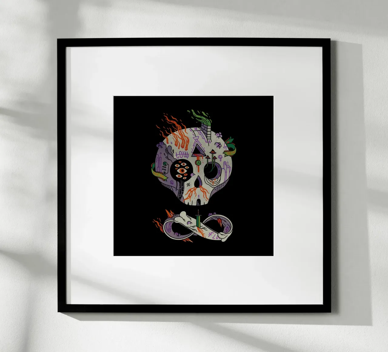 Skulls are Cool carta hahnemühle da againstbound
