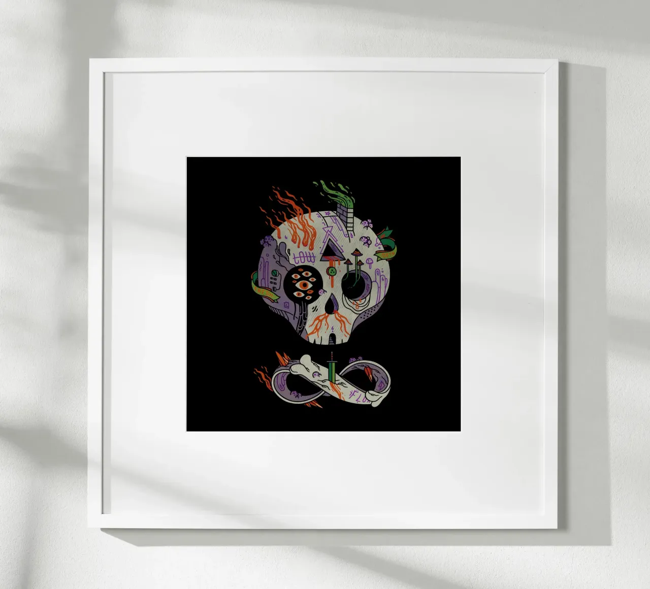 Skulls are Cool carta hahnemühle da againstbound