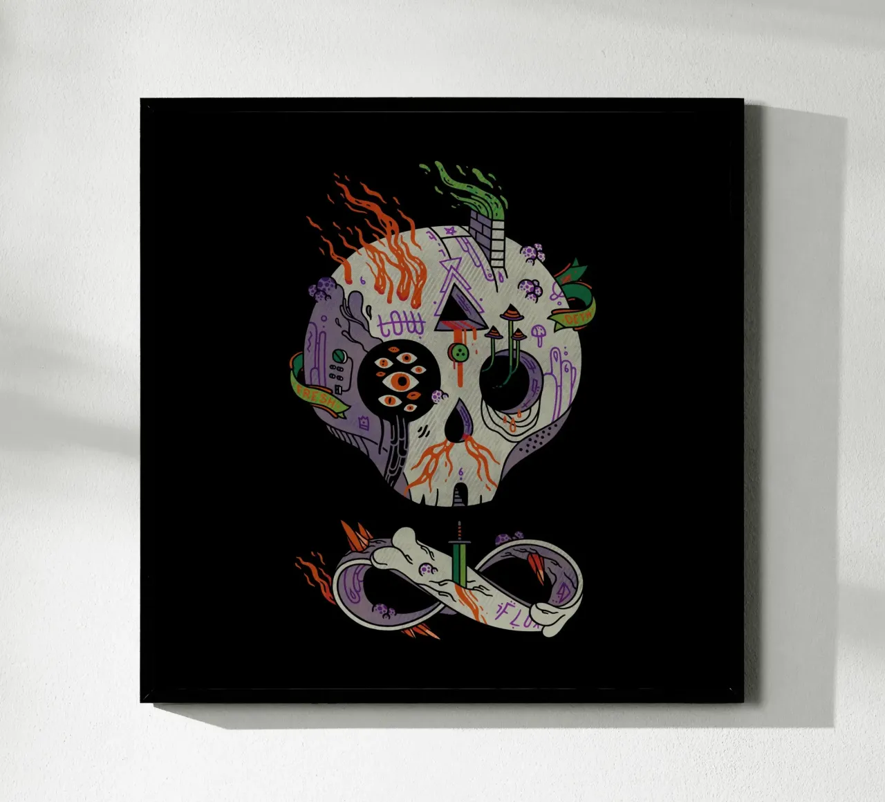 Skulls are Cool carta hahnemühle da againstbound