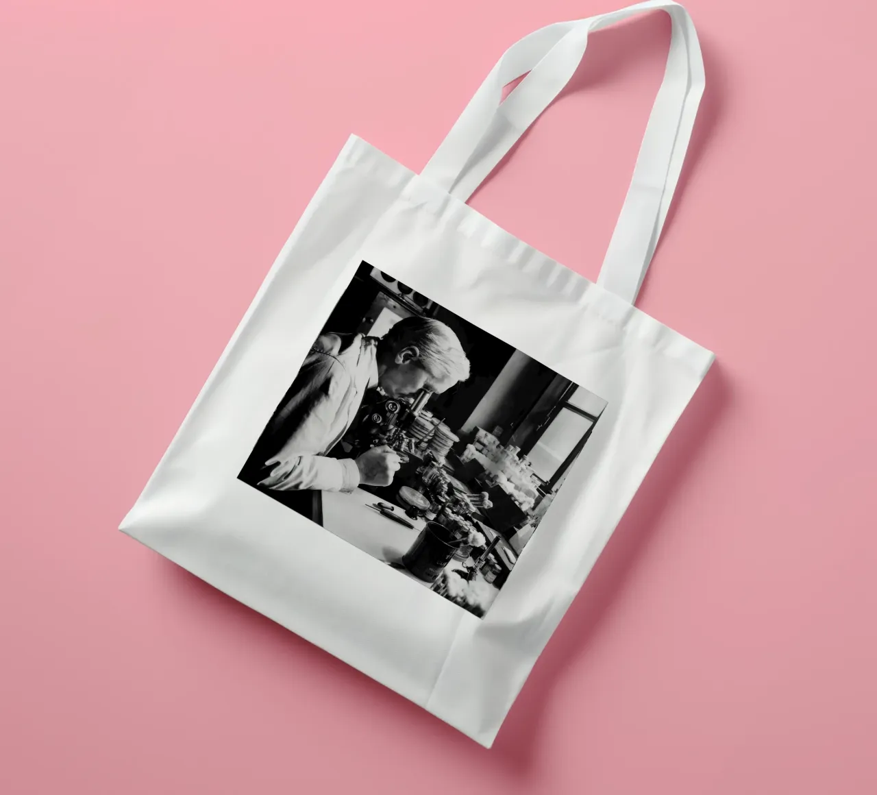 Alexander Fleming (1944) borsa in juta da blacsteel
