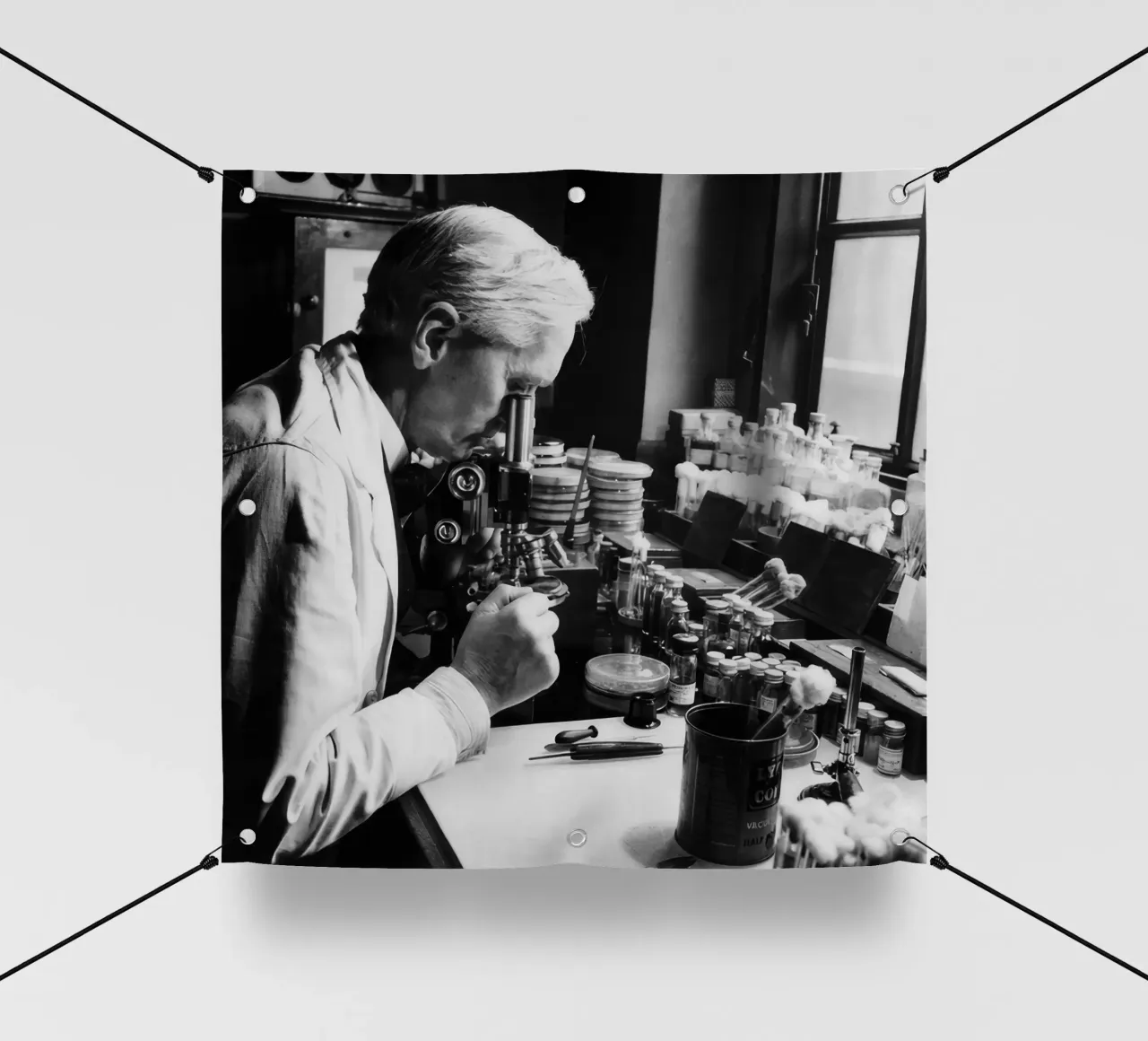 Alexander Fleming (1944) telo in pvc da blacsteel
