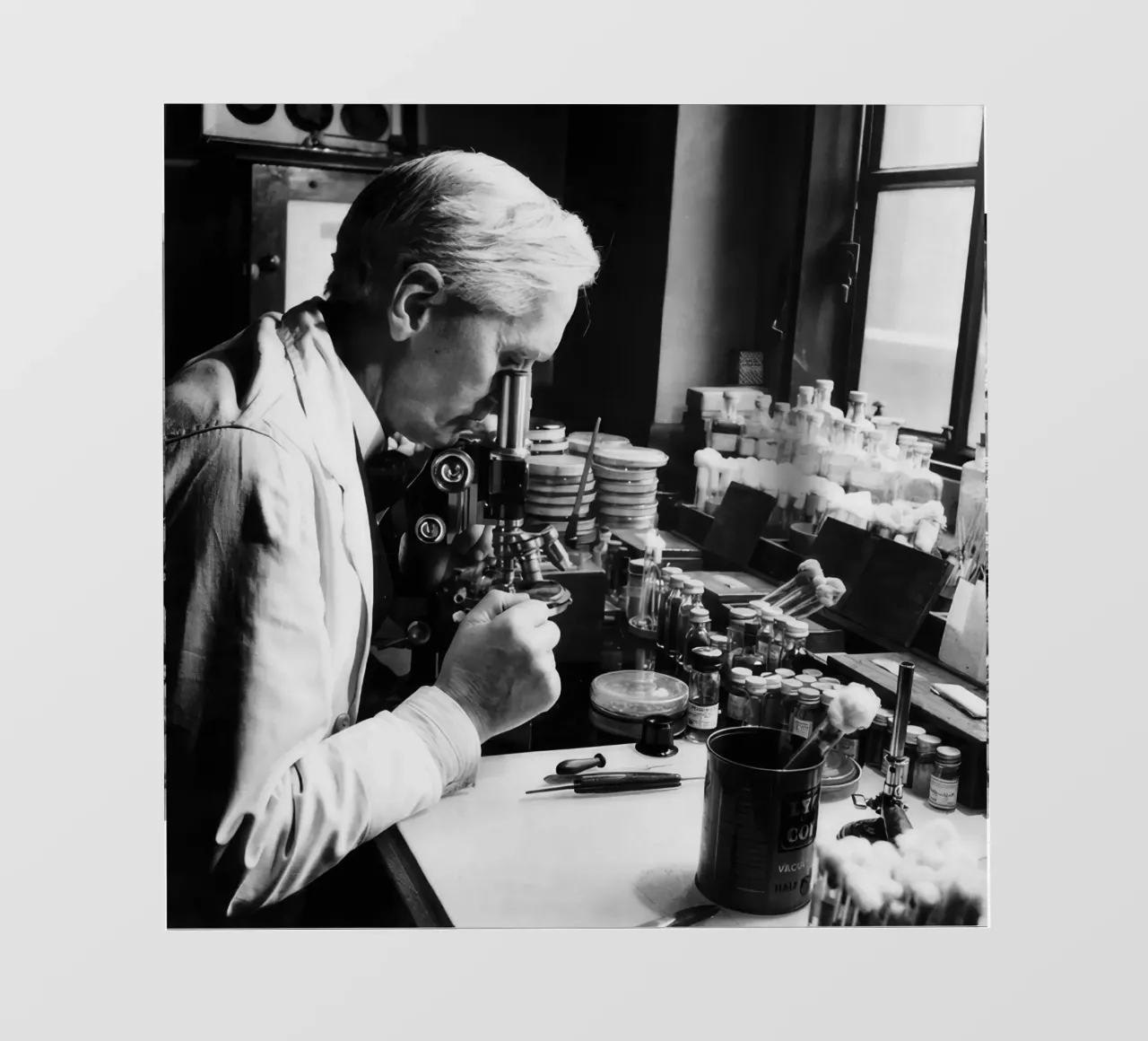 Alexander Fleming (1944) telo in pvc da blacsteel