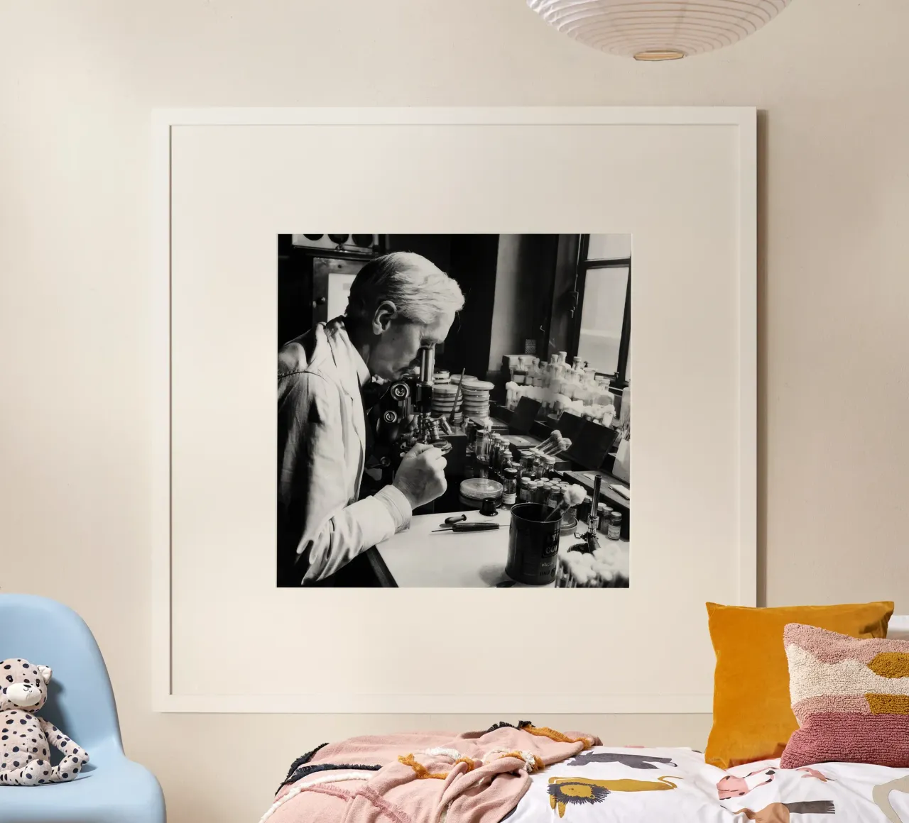 Alexander Fleming (1944) carta hahnemühle da blacsteel