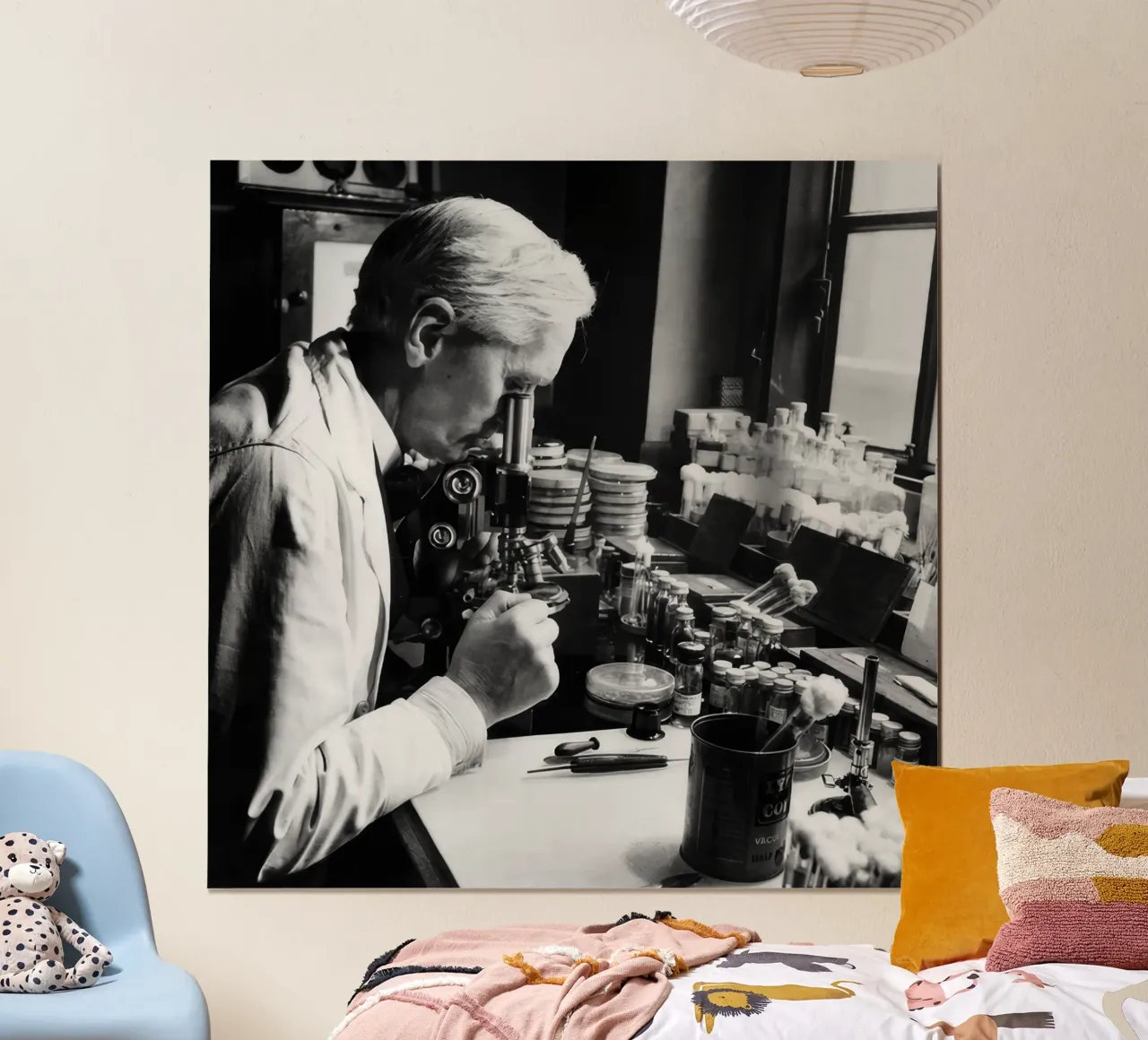 Alexander Fleming (1944) carta hahnemühle da blacsteel
