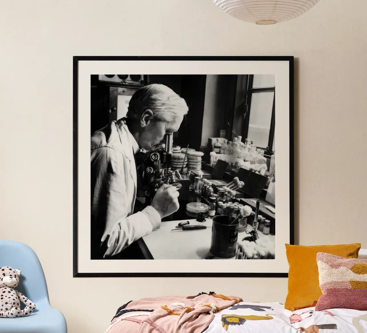 Alexander Fleming (1944) carta hahnemühle da blacsteel