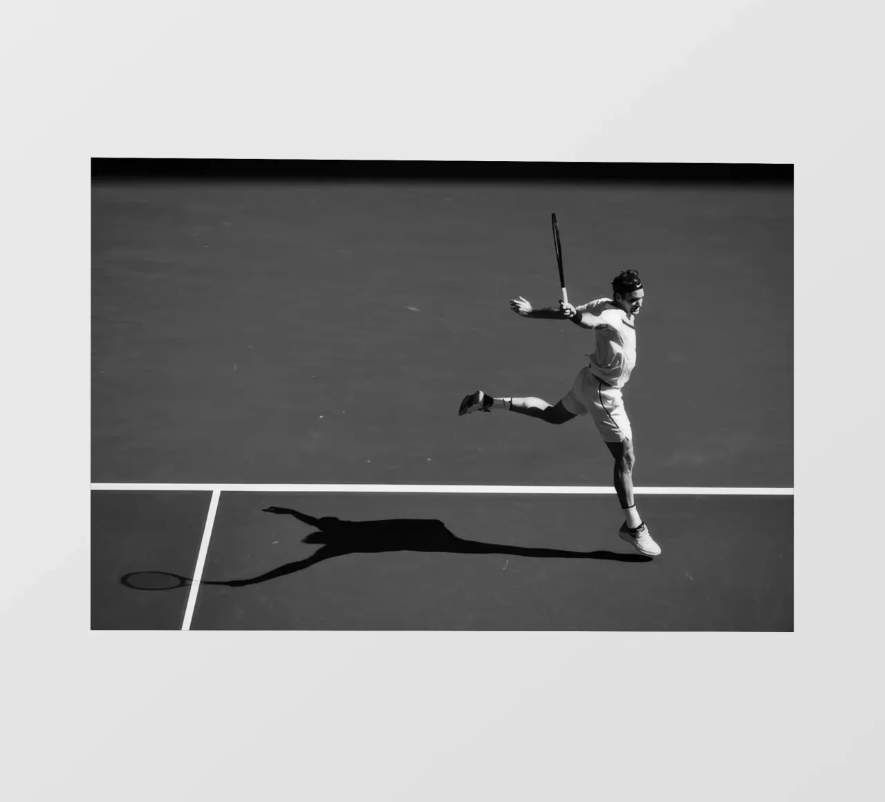 Roger Federer - Il ballerino II pellicola backlit da blacsteel