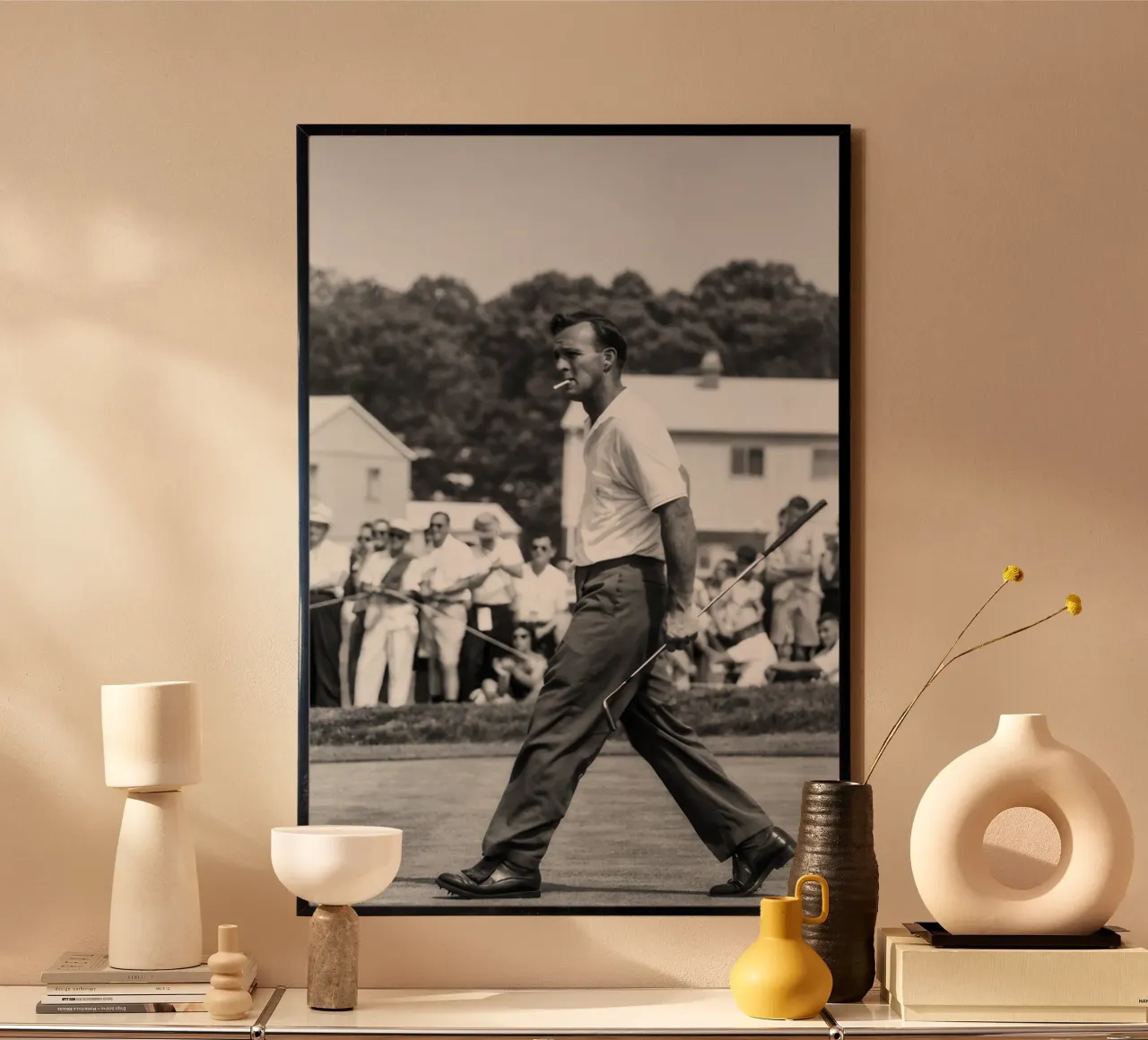 Arnold Palmer sul campo carta hahnemühle da blacsteel