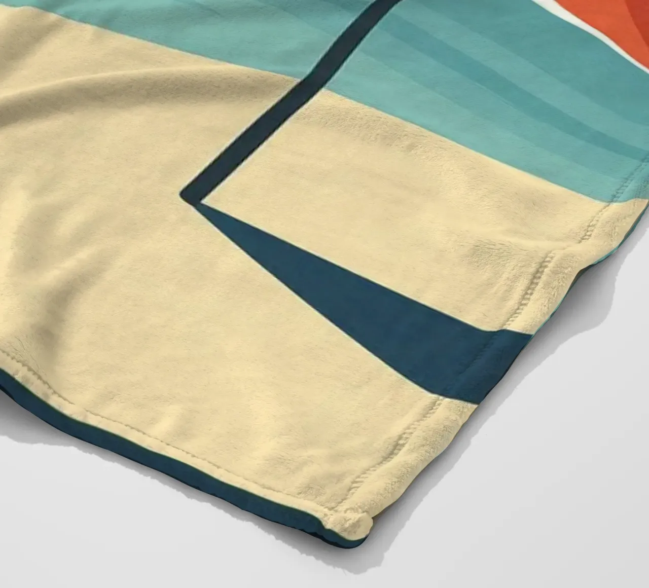 Poster vintage sulla spiaggia - Poster retrò sul sole e sul mare coperta in pile da JETLAG | affiches voyage