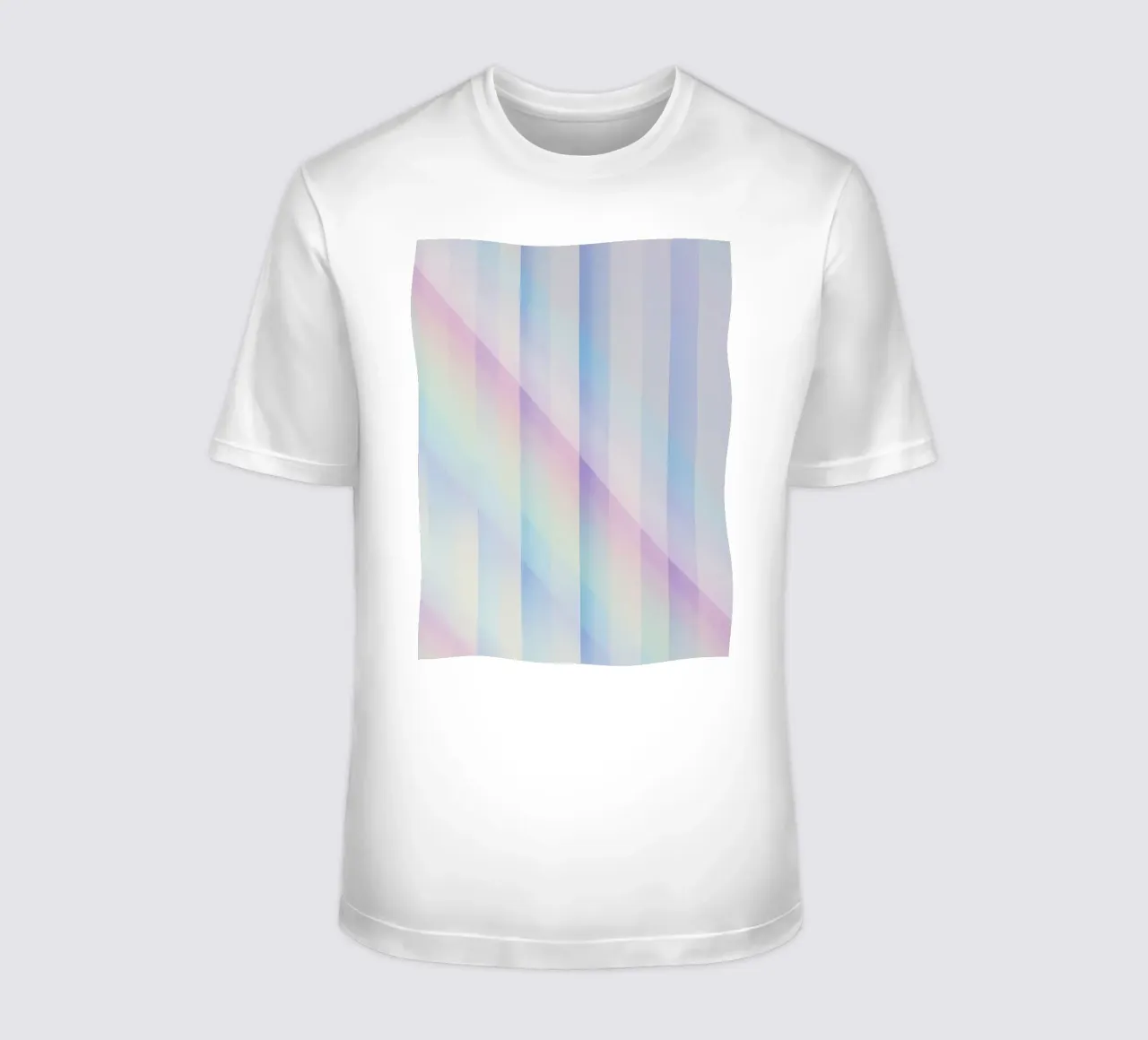 Sovrapposizione di righe pastello t-shirt da DesignDoodle