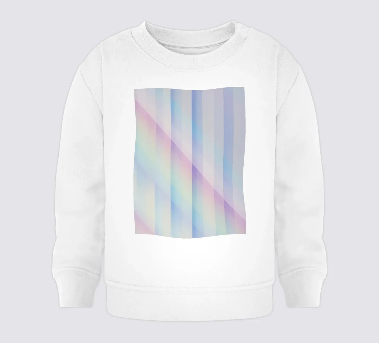 Sovrapposizione di righe pastello felpa neonato da DesignDoodle
