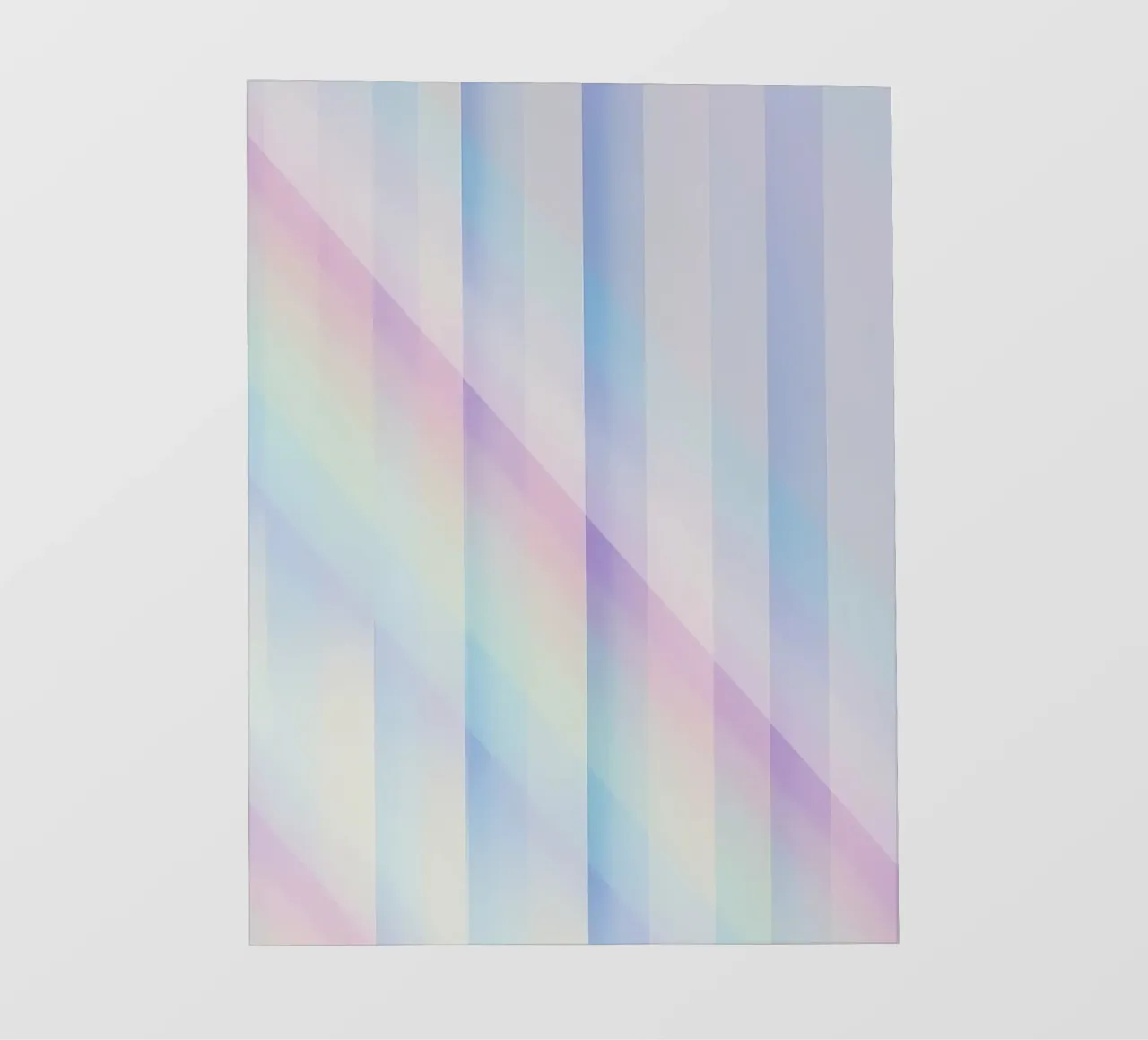 Sovrapposizione di righe pastello telo in pvc da DesignDoodle