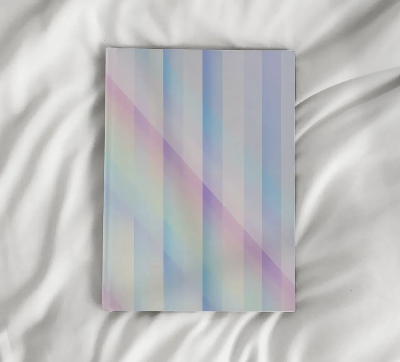 Pastel Stripe Overlay notebook by DesignDoodle