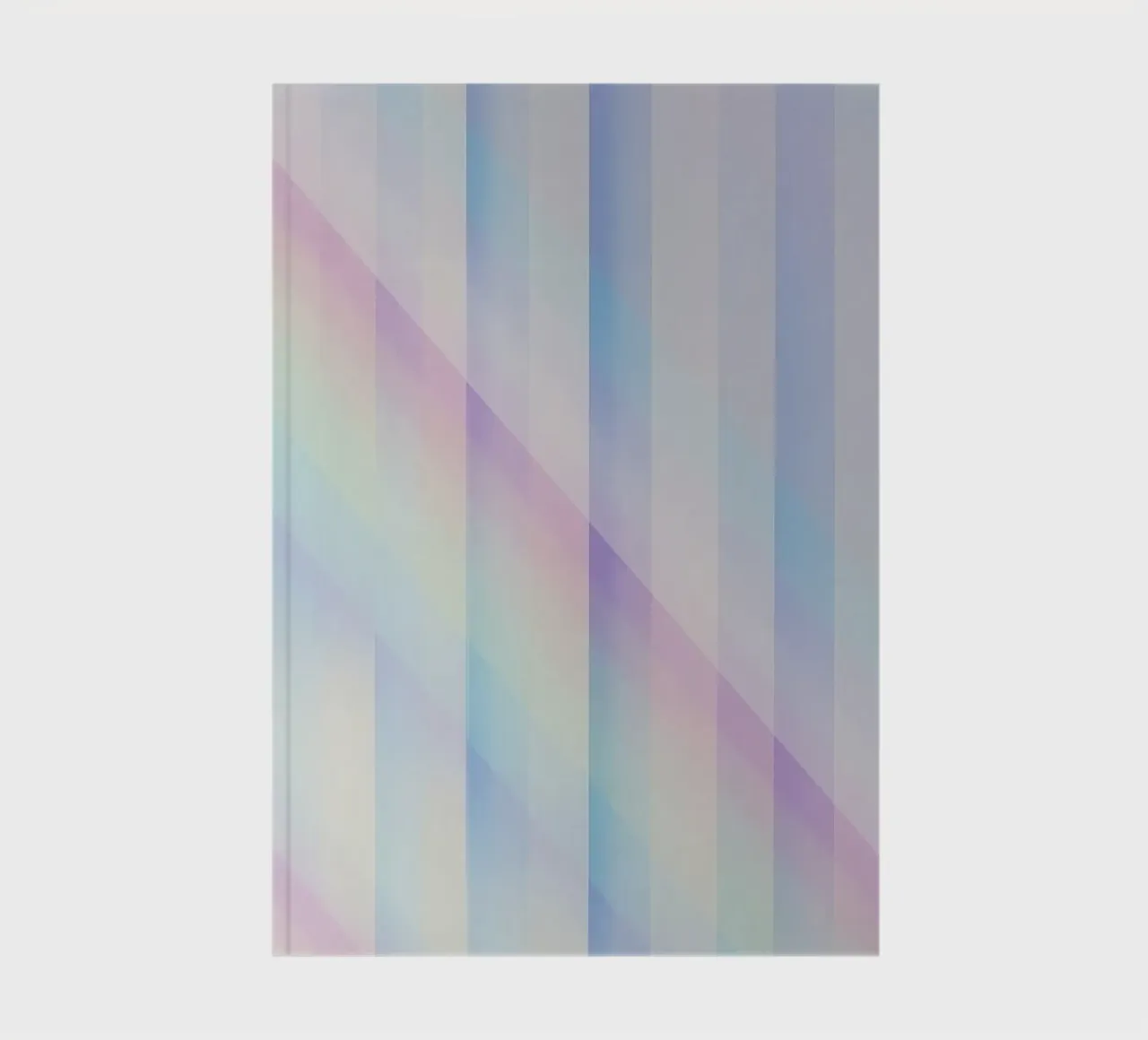 Superposition de rayures pastel carnet de notes de DesignDoodle