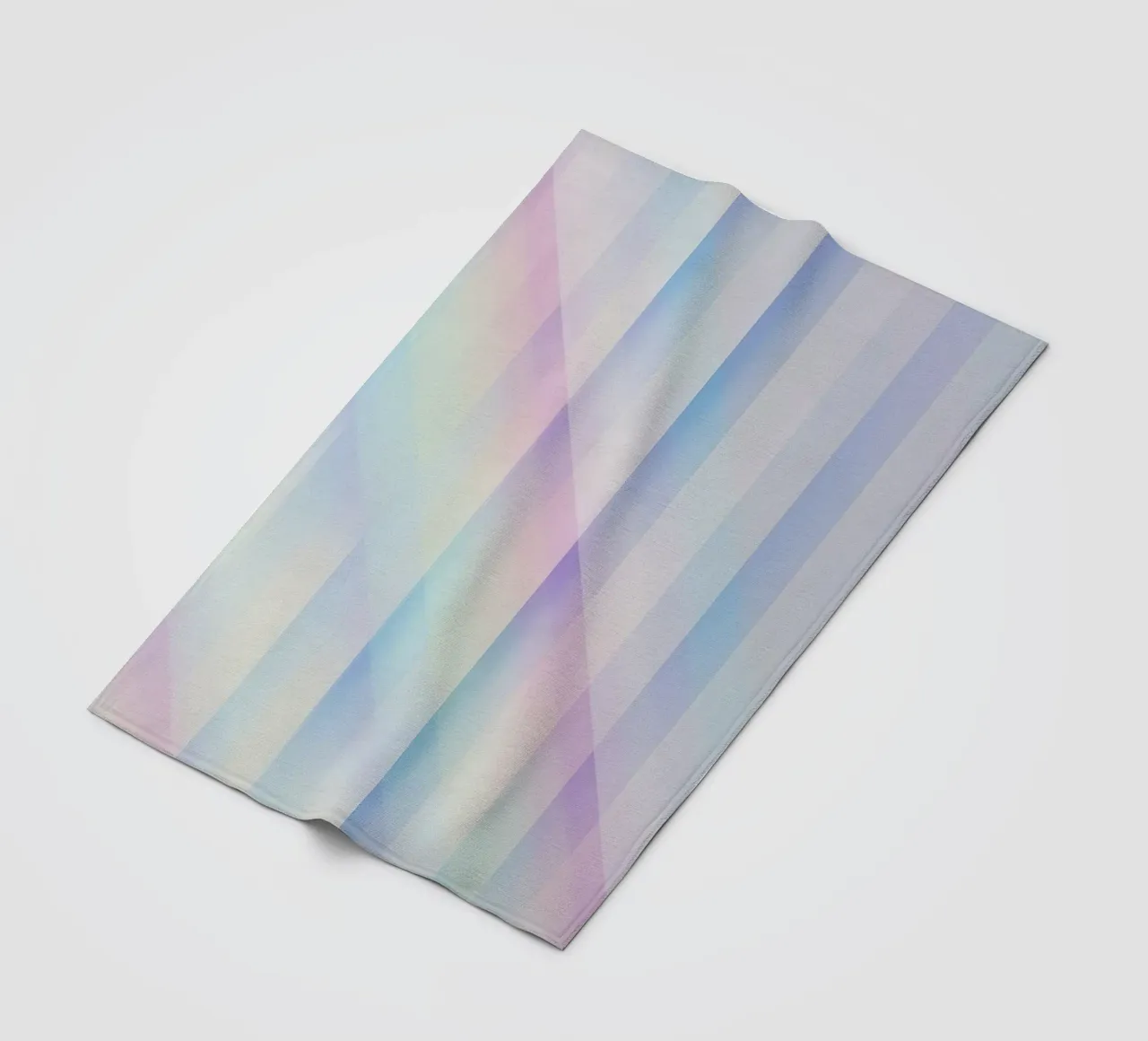 Sovrapposizione di righe pastello coperta in pile da DesignDoodle