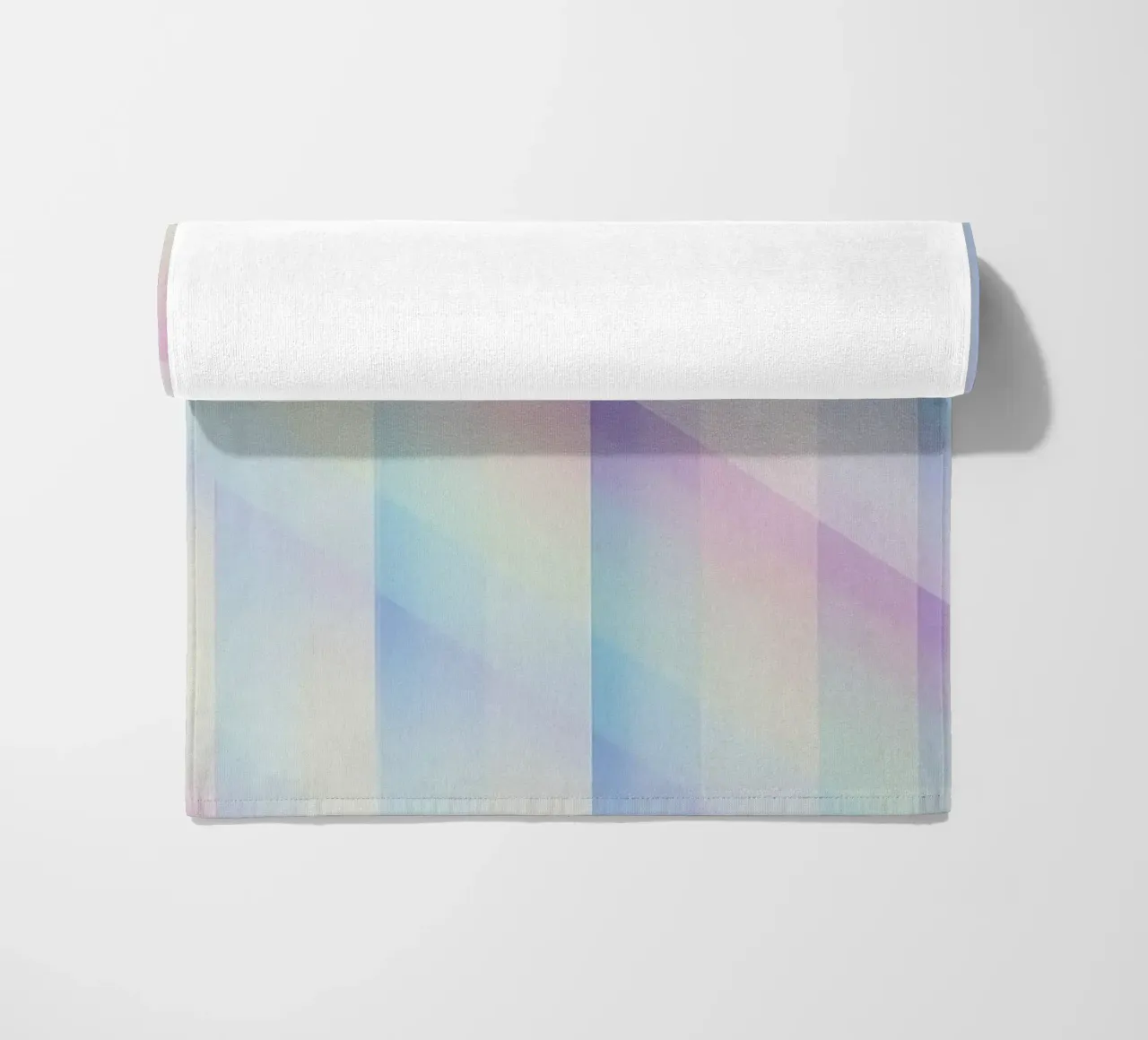 Sovrapposizione di righe pastello telo mare da DesignDoodle