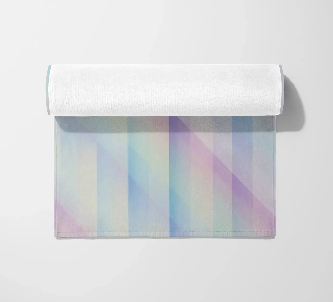 Sovrapposizione di righe pastello telo mare da DesignDoodle