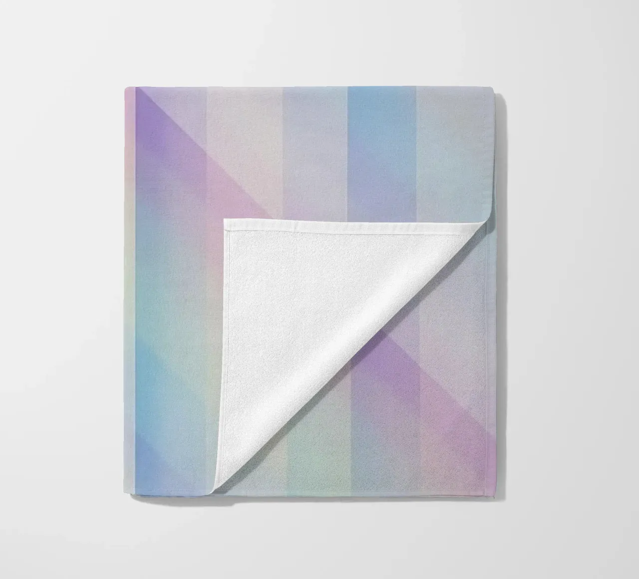 Sovrapposizione di righe pastello telo mare da DesignDoodle