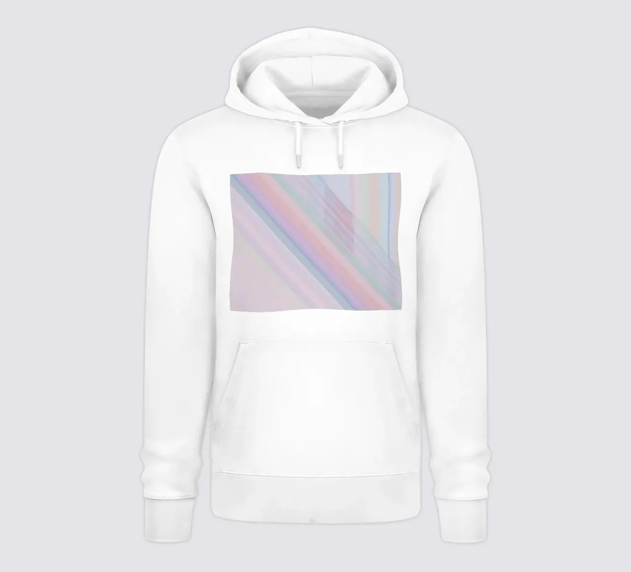 Strisce pastello arcobaleno felpa con cappuccio da DesignDoodle