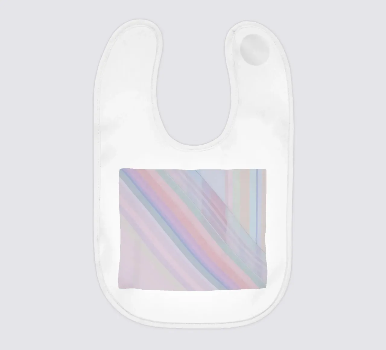 Strisce pastello arcobaleno bavaglino da DesignDoodle