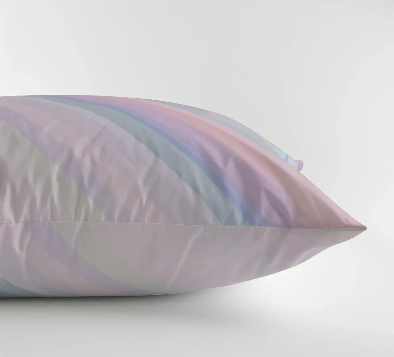 Strisce pastello arcobaleno cuscino da DesignDoodle