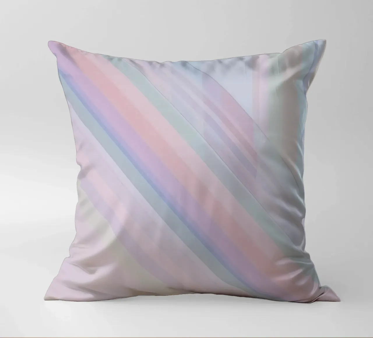 Strisce pastello arcobaleno cuscino da DesignDoodle