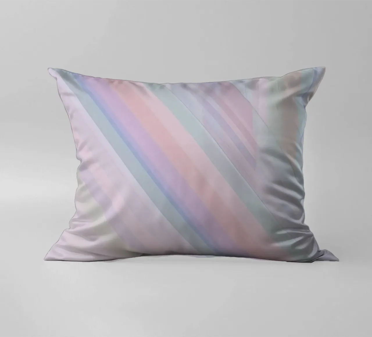 Strisce pastello arcobaleno cuscino da DesignDoodle