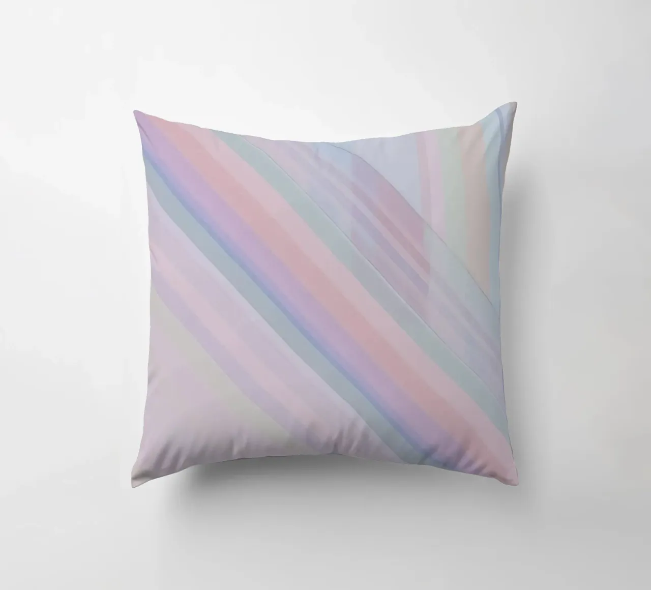 Strisce pastello arcobaleno cuscino da DesignDoodle