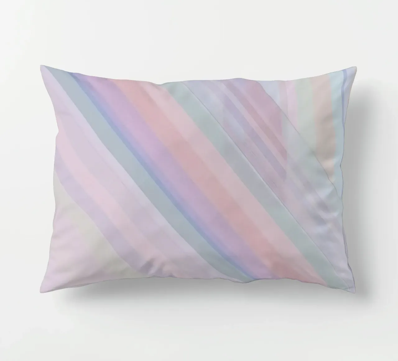 Strisce pastello arcobaleno cuscino da DesignDoodle