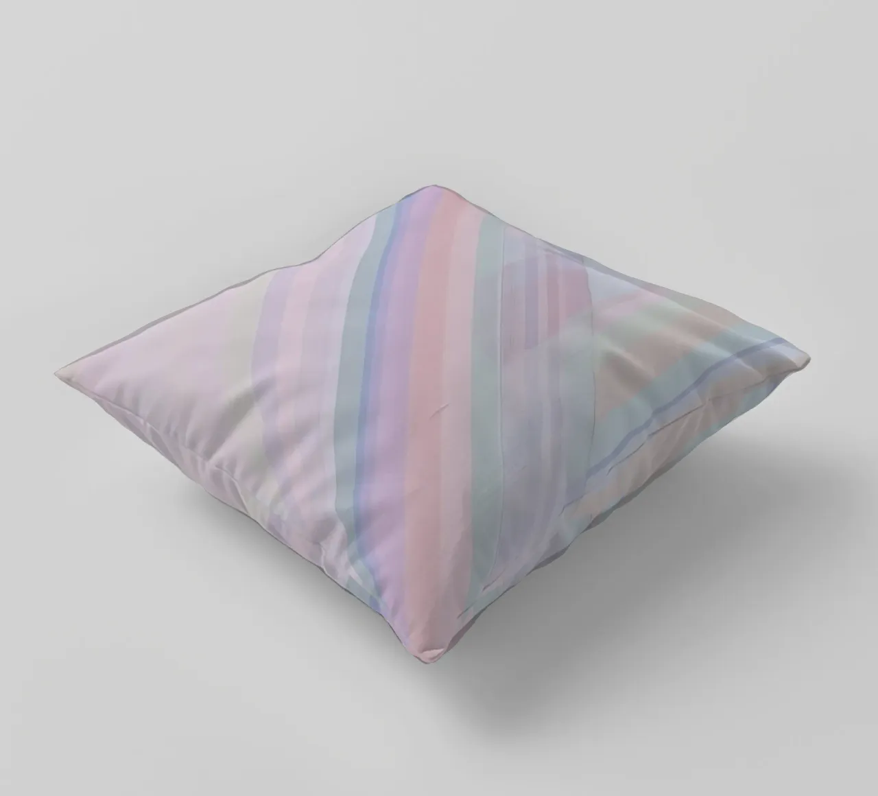 Strisce pastello arcobaleno cuscino da DesignDoodle
