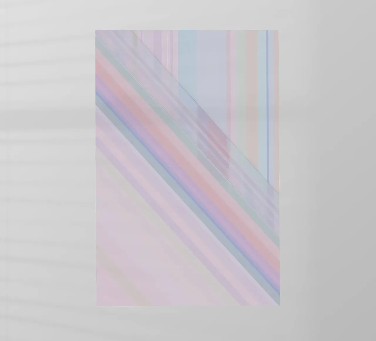 Strisce pastello arcobaleno pellicola backlit da DesignDoodle